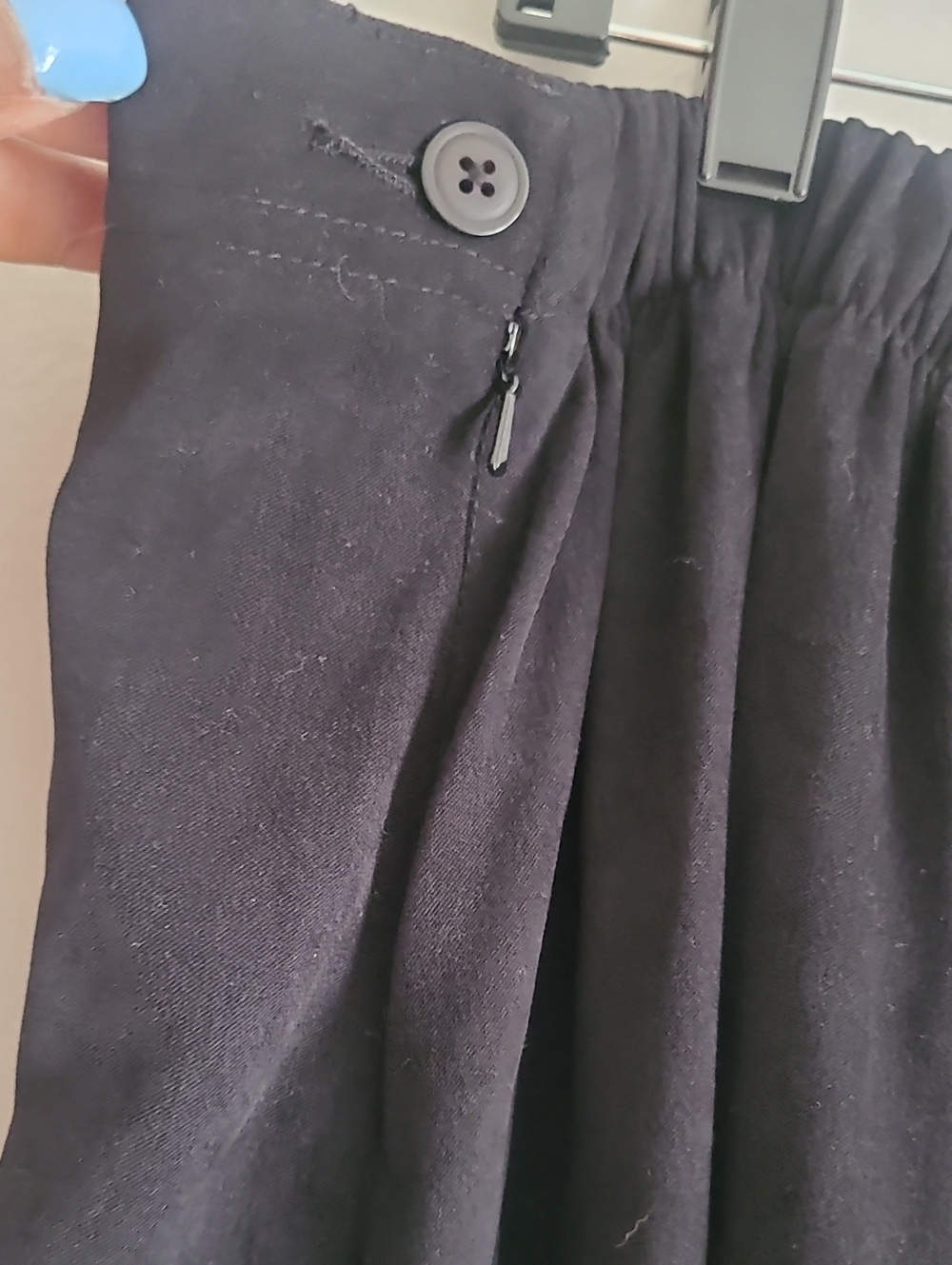 Denim & Co Midnight Black Lightweight Velour Midi Maxi Skirt Wmn Plus 3X Modest - Picture 6 of 10